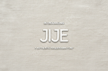 Jije | Modern Luxury Serif Typeface