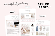 Pink Wordpress Blog Theme, a WordPress Template by Design Pixie (Thumbnail 4 of 9)
