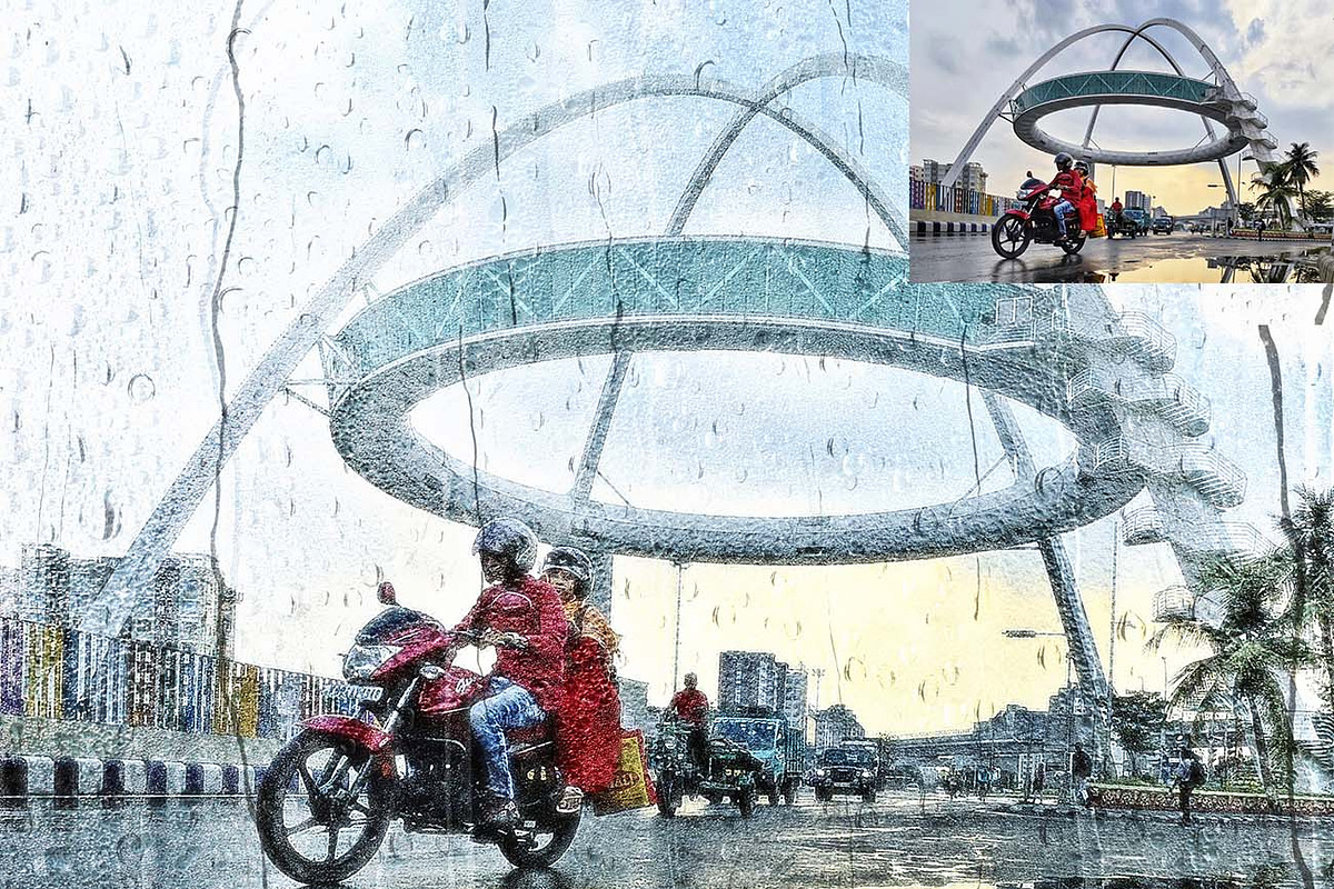Wet Glass Overlay Photoshop Action, an Action Add-On by Studio Retouch (Photo 5 of 11)