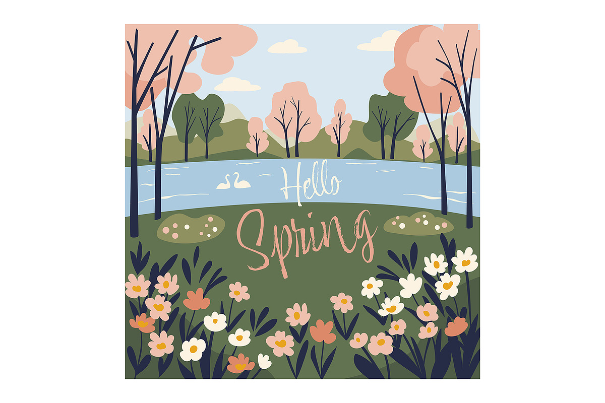 Set of seasonal concept posters, an Illustration by kavalenkava (Photo 3 of 5)