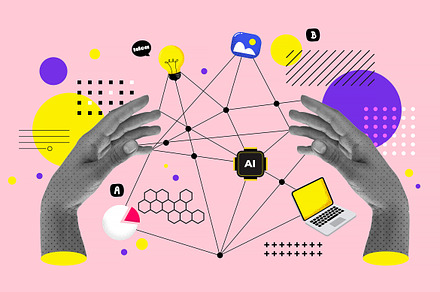 Business management collage, an Object Illustration by Creative Graphics