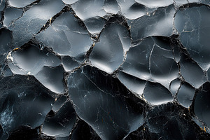 Dark textured rock surface showcasin, a Photo by Tanuart