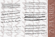 The Art Vector Ink Brushes Pack, a Brush Add-On by bum katrin (Thumbnail 3 of 4)