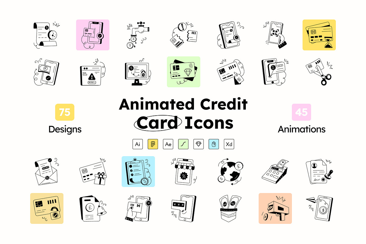 Credit Card and Payments Icons, a Solid Icon by Prosymbols (Photo 1 of 8)
