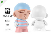 Toy Art Mock-up, a Product Mockup by Colatudo Store (Thumbnail 1 of 9)