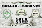 Vector Dollar and Money Logo Set, a Branding & Logo Template by Snap Vectors (Thumbnail 4 of 5)