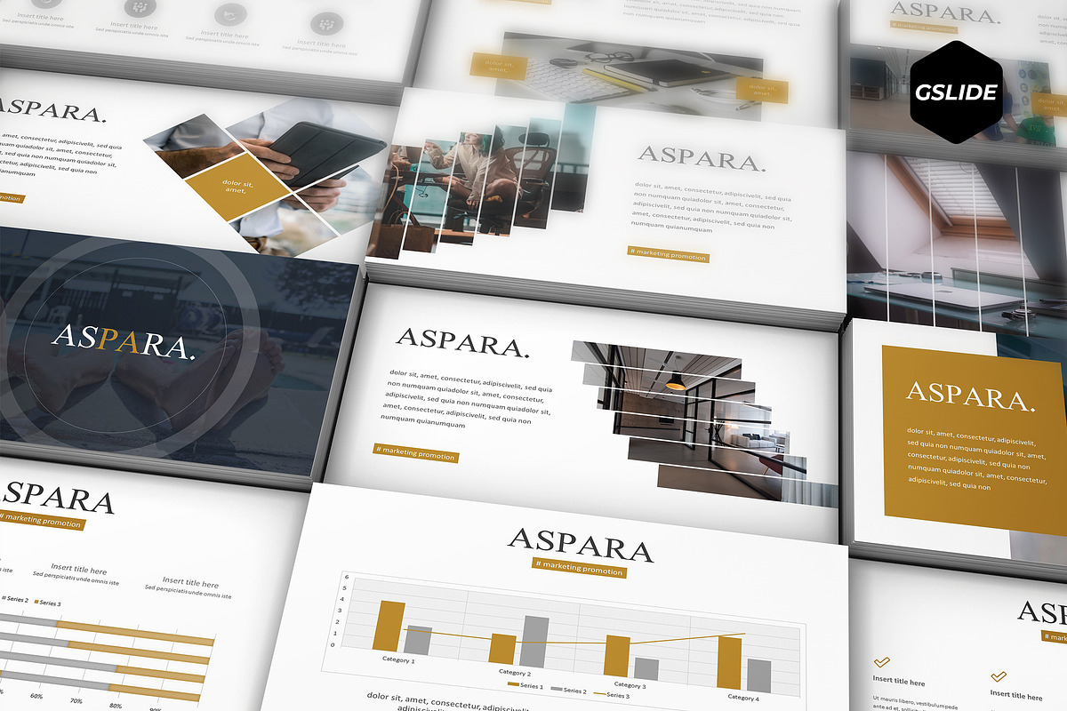 Aspara - Google Slides Template, a Presentation Template by AQR Studio