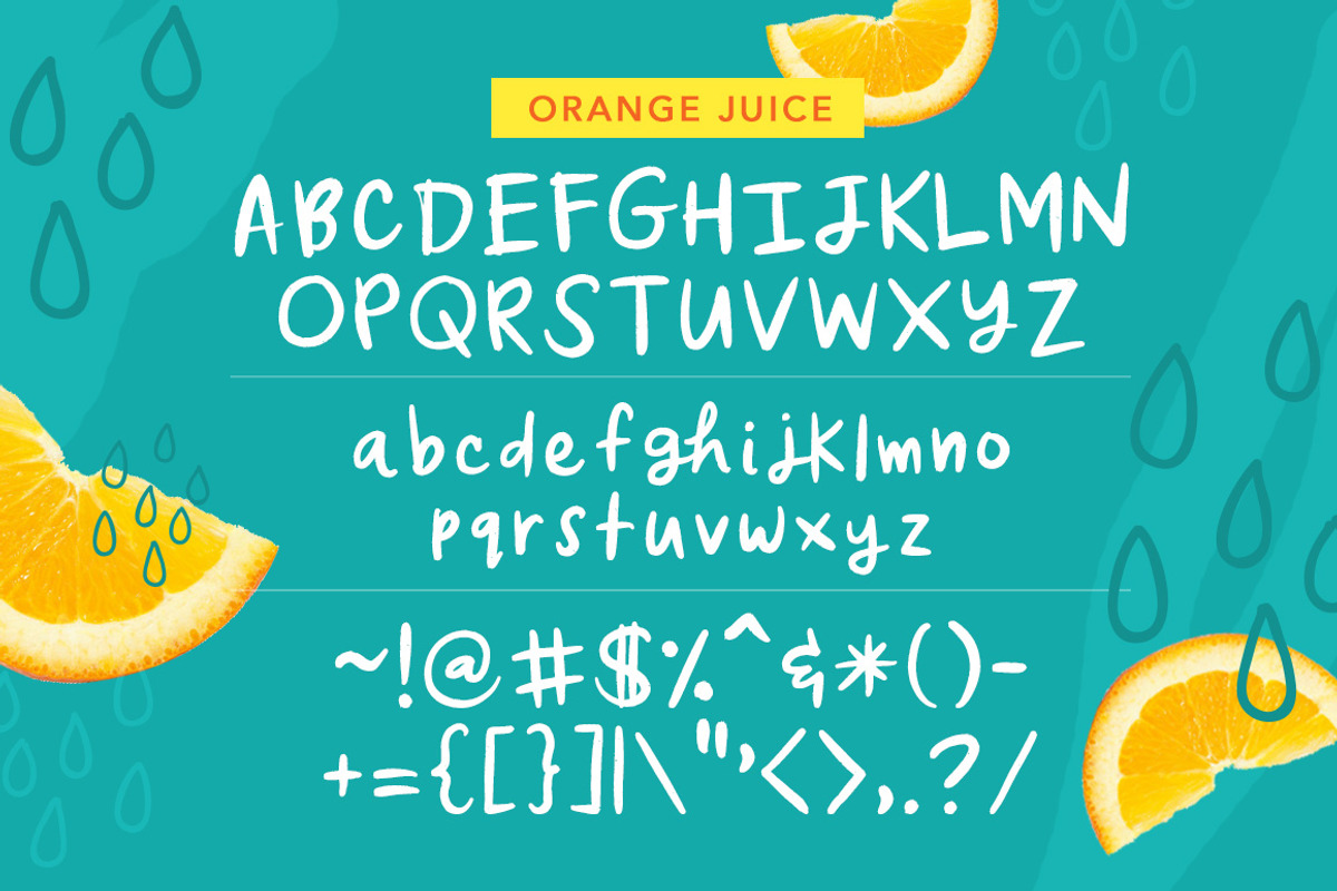 Orange Juice Font preview 4