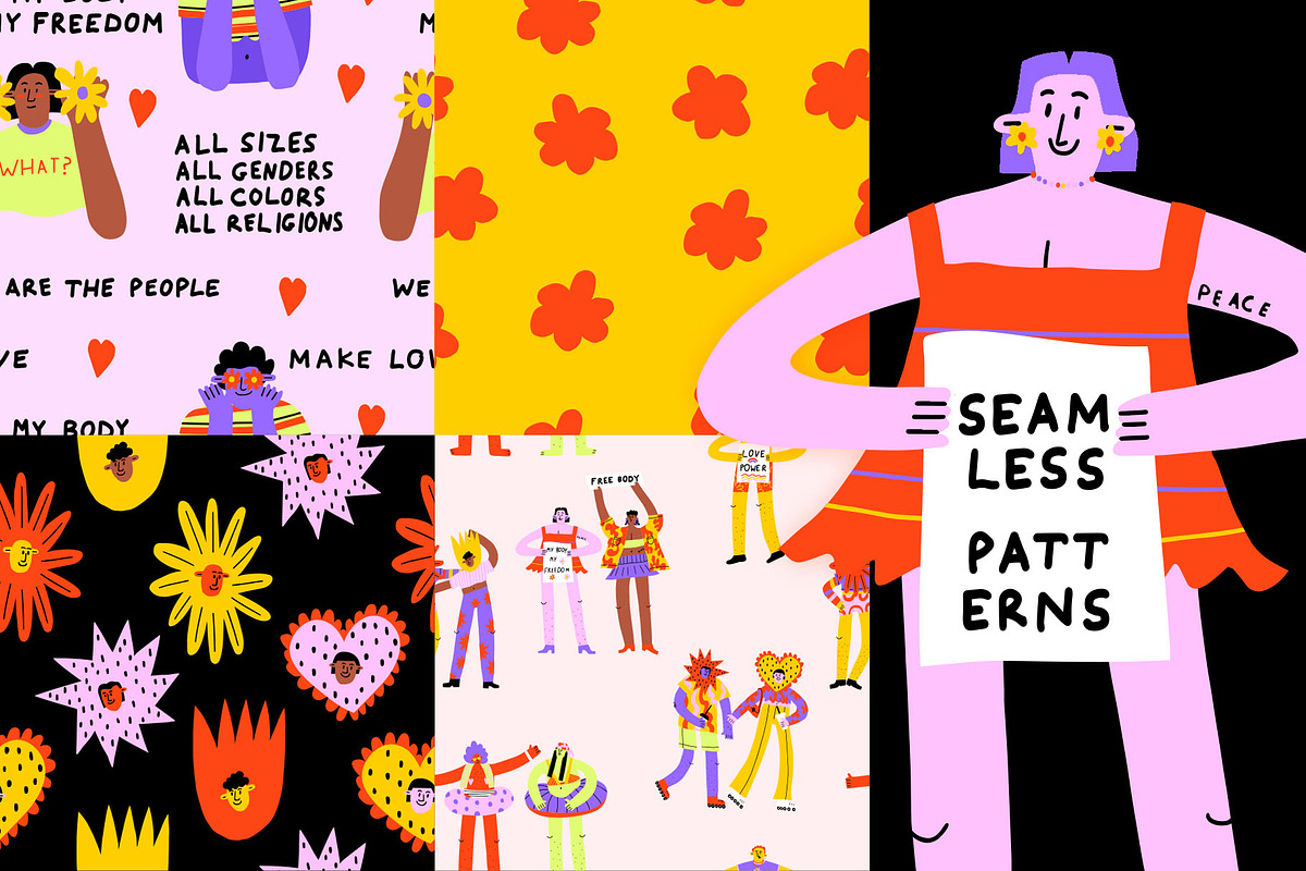 BIZARRE POP ART PEOPLE-SUMMER REST, a Person Illustration by okchizh (Photo 7 of 10)