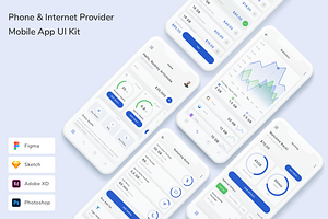 Phone & Internet Provider UI Kit