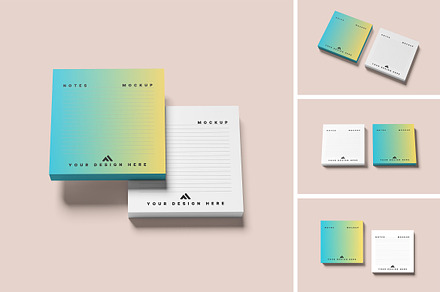 Notes mockup, an Advertising Mockup by safrizalstudio