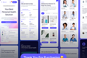 Doctor+ Health Care Website UI Kit, an UI Kit Template by Moni Studio (Thumbnail 6 of 6)