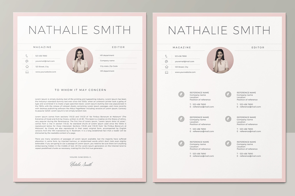 Resume Template / CV Resume Templat, a Resume Template by TheResumeCoach (Photo 3 of 9)