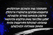 Million Space Urban Rough Font, a Handwritten Font by RantautypeStudio (Thumbnail 7 of 17)