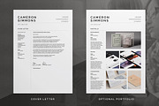 Pro Resume/CV - Cameron, a Resume Template by bilmaw creative (Thumbnail 3 of 3)