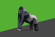 Wild animals in low poly style, an Animal Illustration by Volkan Aydemir (Thumbnail 4 of 12)