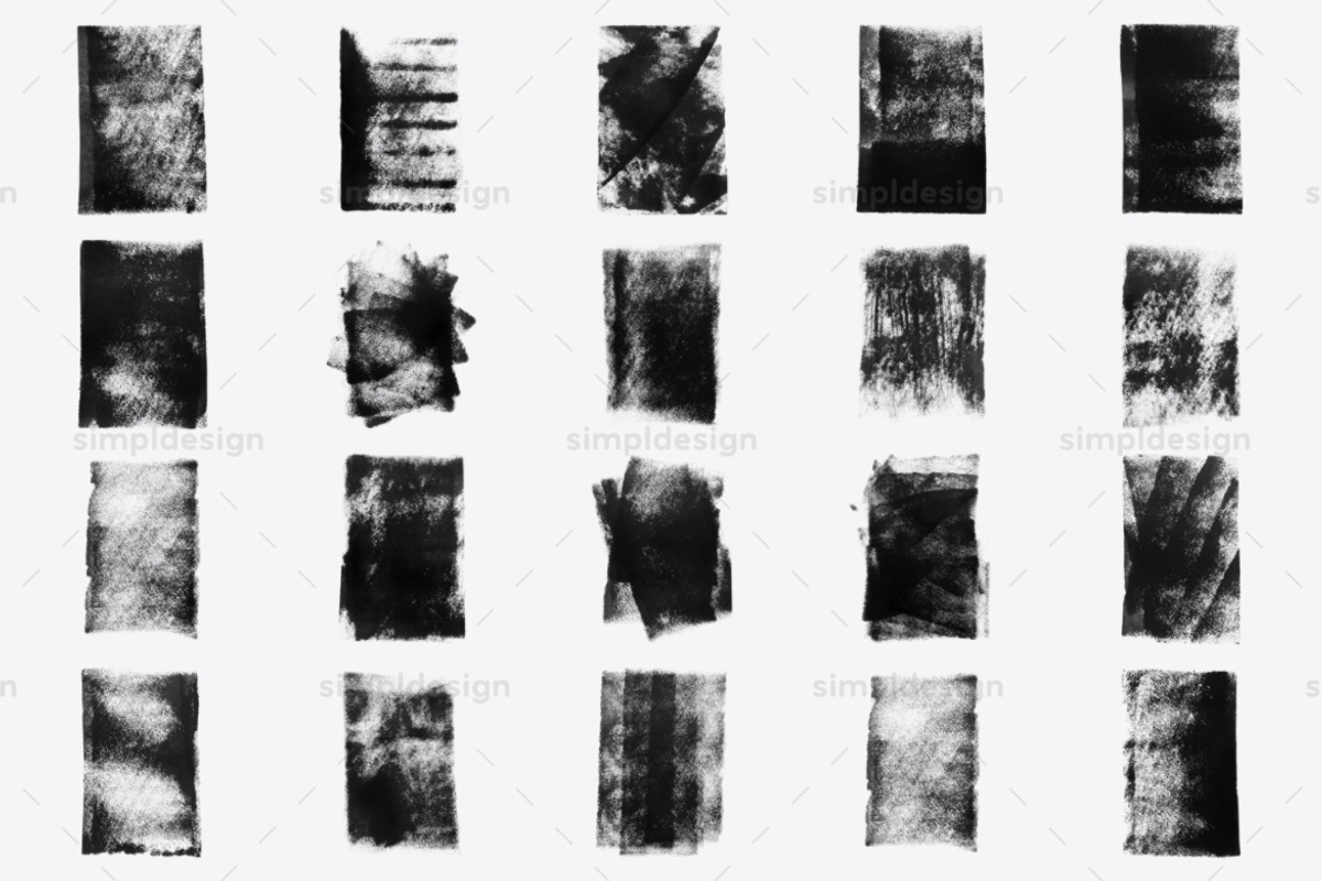 22 Ink Roller Photoshop Brushes, a Brush Add-On by SimplDesign (Photo 2 of 3)