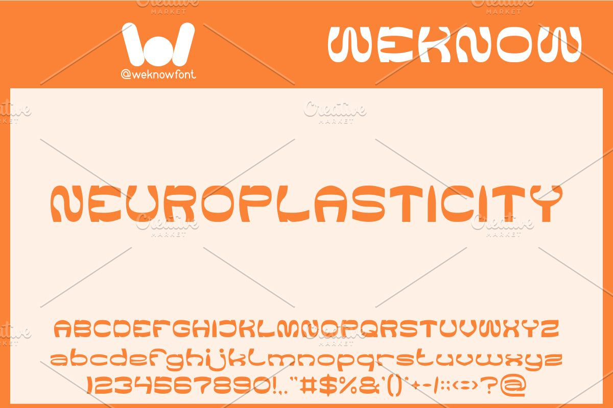 Neuroplasticity  font, a Font by weknow (Photo 1 of 8)