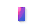 20 Minimalist & Flat Devices Mockups, an iPhone Mockup by Asylab (Thumbnail 23 of 97)