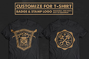 Race Badge & Stamp Logo & 5 Mockup, a Branding & Logo Template by The Craftsman (Thumbnail 8 of 16)