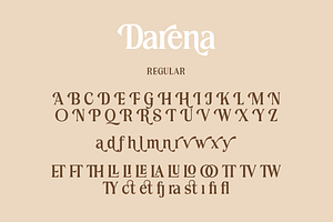 Darena - Serif Display Font