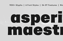 Asperia Maestro Typeface