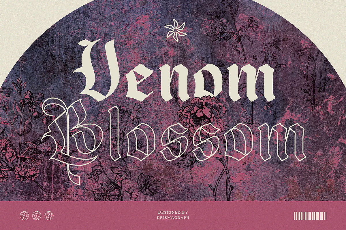 Claudore – Blackletter Typeface, a Blackletter Font by Krismagraph (Photo 5 of 10)
