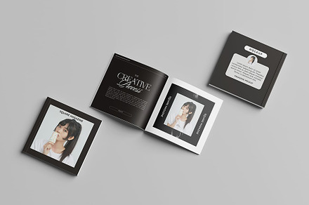 Square Magazine Mockup