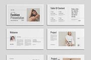 Modern Fashion Presentation Design, a Presentation Template by ClickPaint_Studio (Thumbnail 1 of 6)