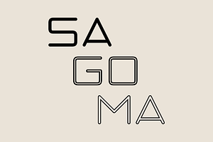 Sagoma – Font Family