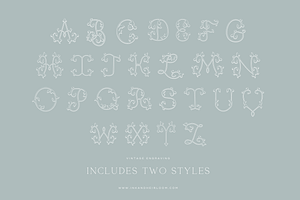 Aliya Monogram Font