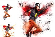 3D Dispersion Photoshop Action preview 3