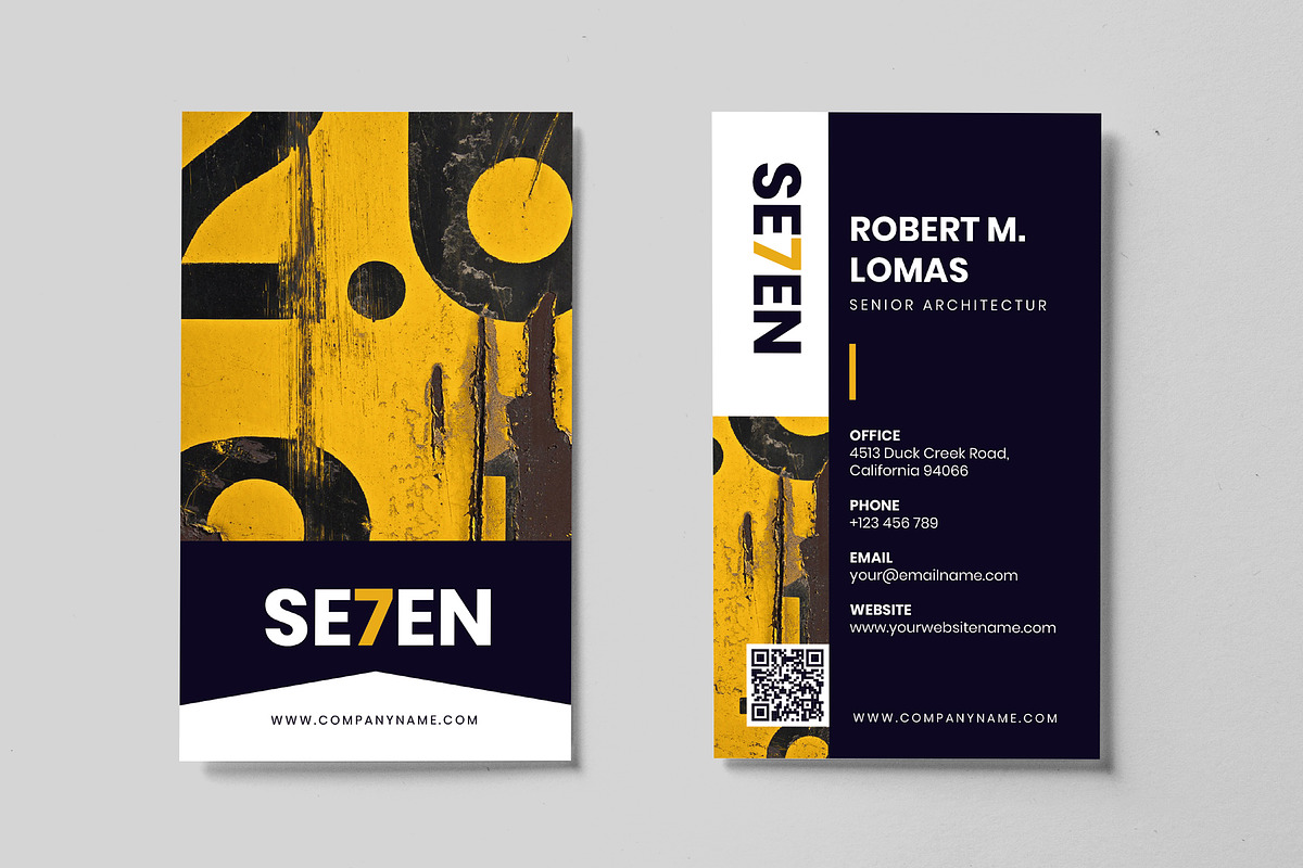 Business Card AI and PSD 6, a Flyer Template by Alexacrib
