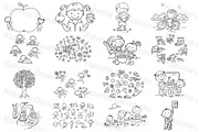 Kids and families doing sports, an Education Illustration by Bubert Art (Thumbnail 4 of 5)