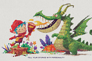 Crayon Box for Affinity, a Brush Add-On by Frankentoon Store (Thumbnail 2 of 8)