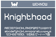 Knighthood font, a Font by weknow (Thumbnail 1 of 8)