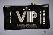 Luxury VIP Pass Card, a Card Template by Tzochko (Thumbnail 5 of 5)