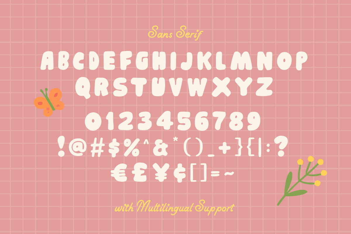 Picky Charm Cute Retro Font Duo, a Handwritten Font by Littlehand (Photo 9 of 9)