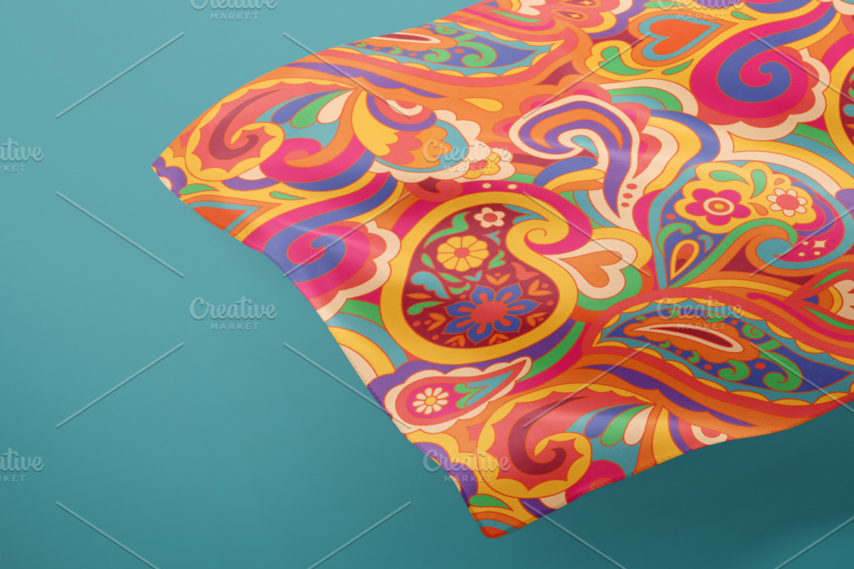 Peace & Love – Psychedelic Patterns, a Pattern Graphic by PenguinHouse (Photo 4 of 7)