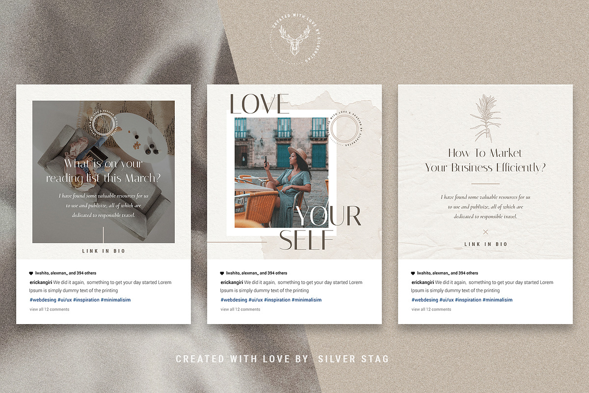 Elodie - 60 Animated Posts & Stories, a Social Media Template by SilverStag Type Foundry (Photo 39 of 48)