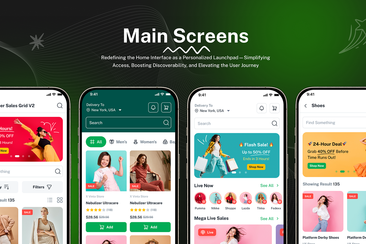Multivendor eCommerce PWA Template preview 4