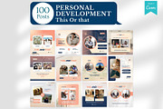 Personal Development Canva Templates, a Social Media Template by Viral Content Design (Thumbnail 7 of 14)
