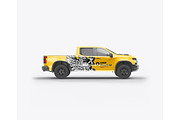 Pickup Truck Mockup, a Product Mockup by OneVectorStock (Thumbnail 12 of 16)