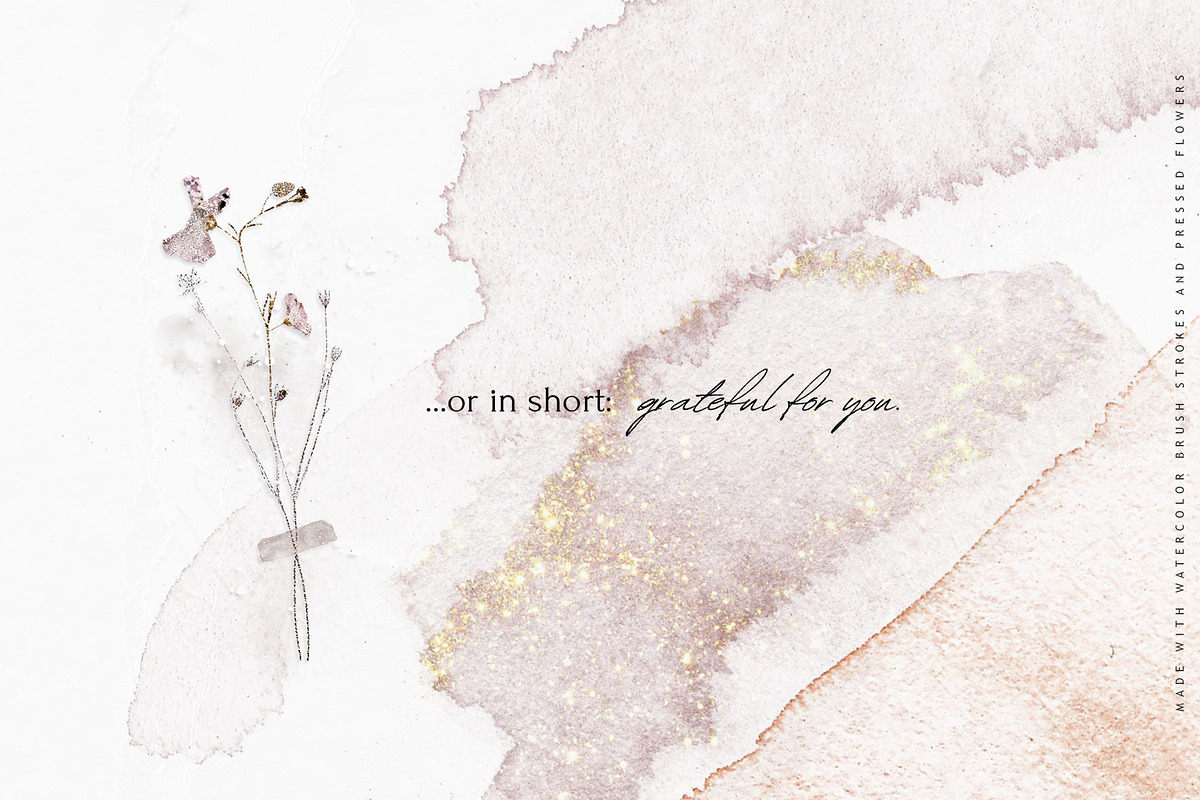 Pressed Flowers & Brush Strokes Png, an Object Graphic by by creative paper (Photo 12 of 17)
