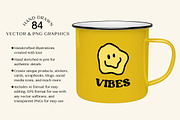 Seventies Icons Clipart Set, an Icon by Lemonade Pixel (Thumbnail 2 of 8)