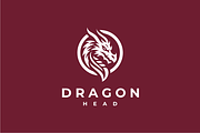 Dragon Head Logo Illustration, a Branding & Logo Template by yopie (Thumbnail 1 of 2)