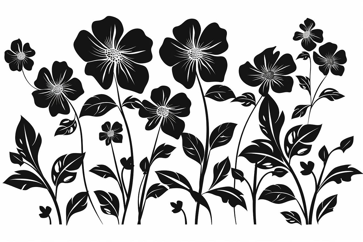 Floral Frame Border Laser Cut Bundle, a Graphic by balal (Photo 8 of 11)