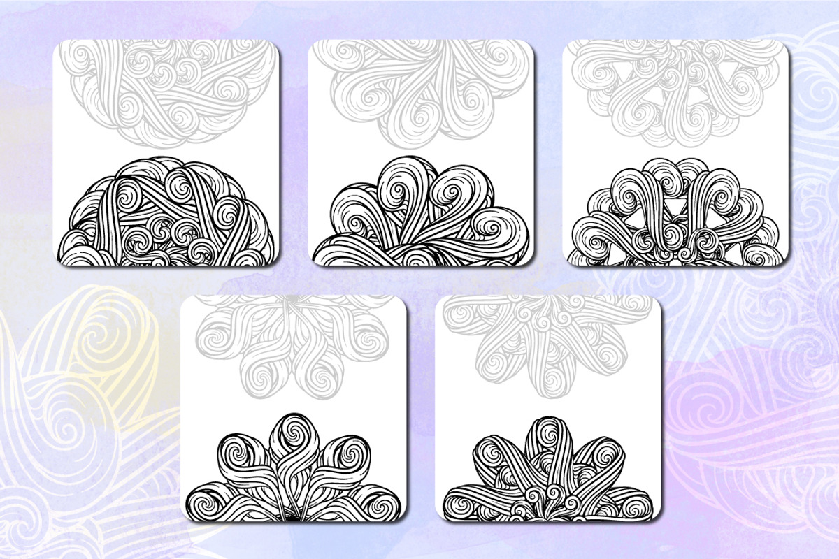 Vortex waves graphic set, a Pattern Graphic by Graphic Magic (Photo 3 of 7)