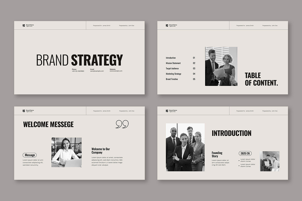 Modern And Creative Brand Strategy, a Presentation Template by Mighty-Slide (Photo 2 of 5)