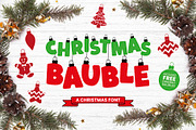 CHRISTMAS BAUBLE | a Festive Font, a Font by Little Type Factory (Thumbnail 1 of 10)